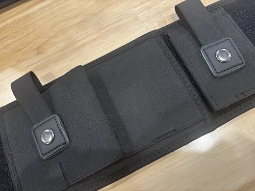 Lykos Belly Band Holster Gun Holster Concealed Carry for Men and Women Fit for Shield, Smith and Wesson, Glock Ruger LCP, and Similar Guns Fit Most Pistols and Revolvers (Belly up to 42\", Right)
