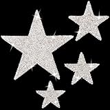 KIKOOD 12pcs Car Decals for Women, Bling Rhinestone Star Stickers and Decals with Self-Adhesive Backing for Car Interior&Exterior Window Motorcycle Helmet Laptop Tumbler Luggage Guitar Yeti Cups