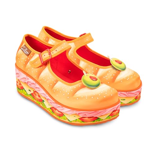 Image of Hot Chocolate Design Whimsical Women's Platform Mary Jane Shoes
