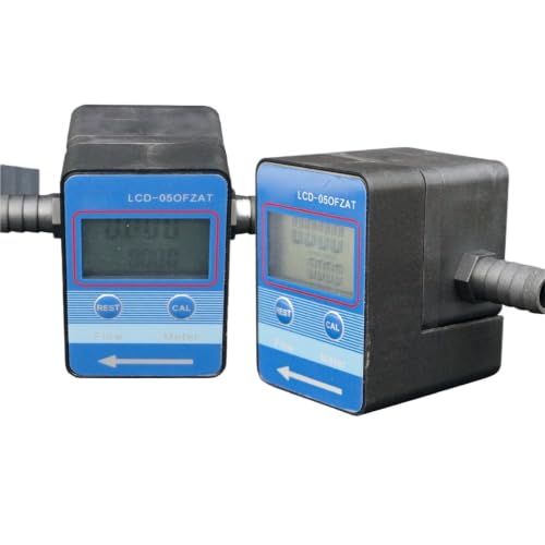 Medidor de flujo digital LCD-05OFZAT con rosca G3-4-pps de alta resistencia