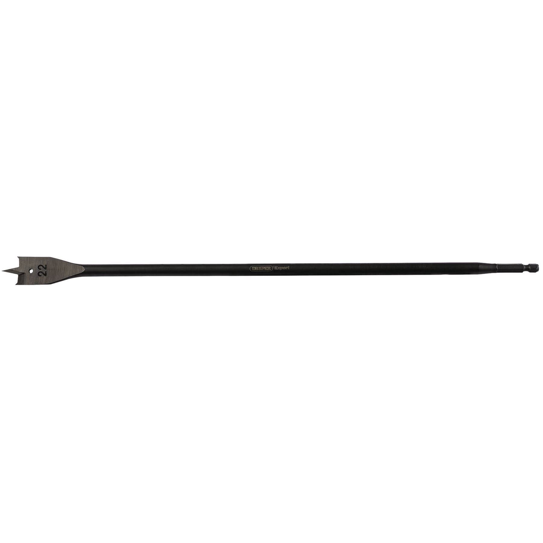 Draper 67674 - Broca plana para madera (extralarga, 405 mm, 22 mm)