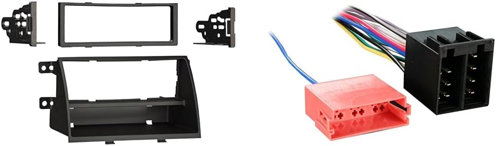 Metra 99-7340B Single DIN Dash Kit for Kia Sorrento 2011 Models & 70-7303 Harness for Hyundai/Kia 2009 and Up with Infinity Sound System, Multi Color
