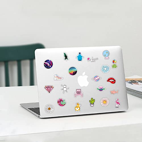 100Pcs Cute Water Bottle Stickers For Adults Women Teens, Vinyl Waterproof Laptop Sickers Pack Aesthetic, Vsco Stickers Decals For Hydroflask Computer Tumbler Phone Case Skateboard Scrapbook #TOP4