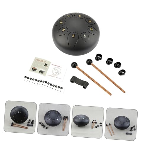 Abaodam Black Large Tongue Drum Xb06 Metal Ethereal miniatura 4