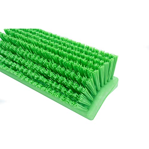 Image of SPARTA 40423EC75 Plastic Floor Scrub Brush, Wall Brush, Equipment Brush With Nonabsorbent Bristles For Industrial Kitchens, Hospitals, Commercial Cleaning, 4 Inches, Lime