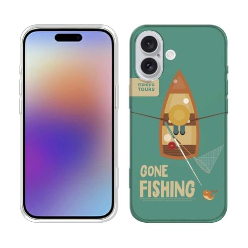 AnglersLife OPPO Reno7 A �Ƃ̌݊������� TPU�P�[�X �}�z�J�o�[ �A���h���C�h �P�[�X�̑�֕i �N���A ���� �y�� Android�p TPU �{�[�g�ނ�ɍs��! GONE FISHING