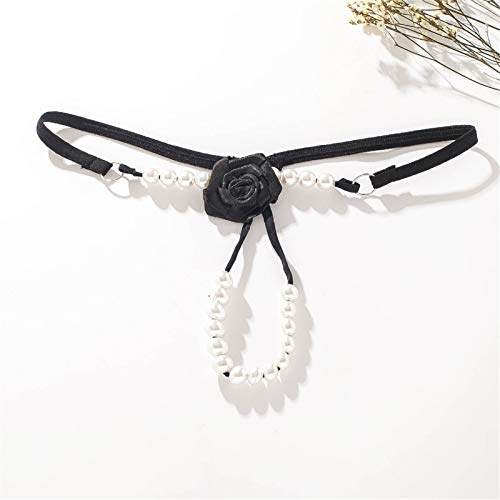 [N / A] パール Tバック 真珠 玉パン Gストリング 股割れ ショーツ セクシー ランジェリー パンツ パンティ 過激 エロ 下着 - 画像6