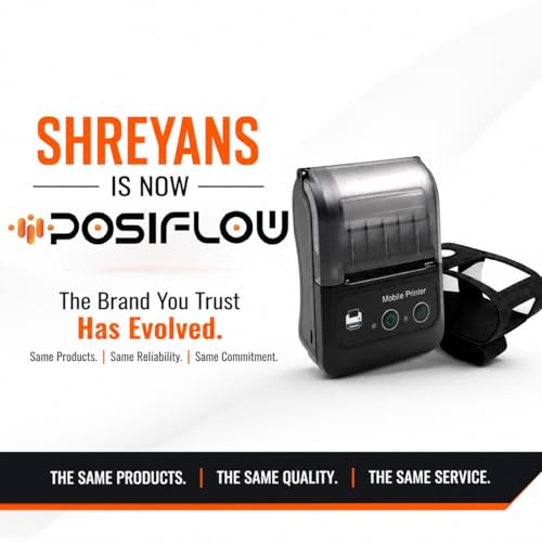 Image of SHREYANS Mini Mobile Receipt Printer, Compact Portable Design for On-the-Go Printing (58mm BillPro (583))