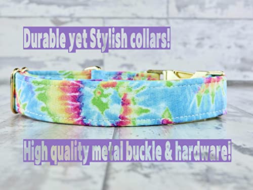 Generic Rainbow Tie Dye Dog Collar thumb #4