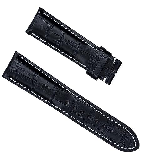 Sangle de montre 22mm en cuir véritable pour sublimer vos tenues de bureau et de soirée