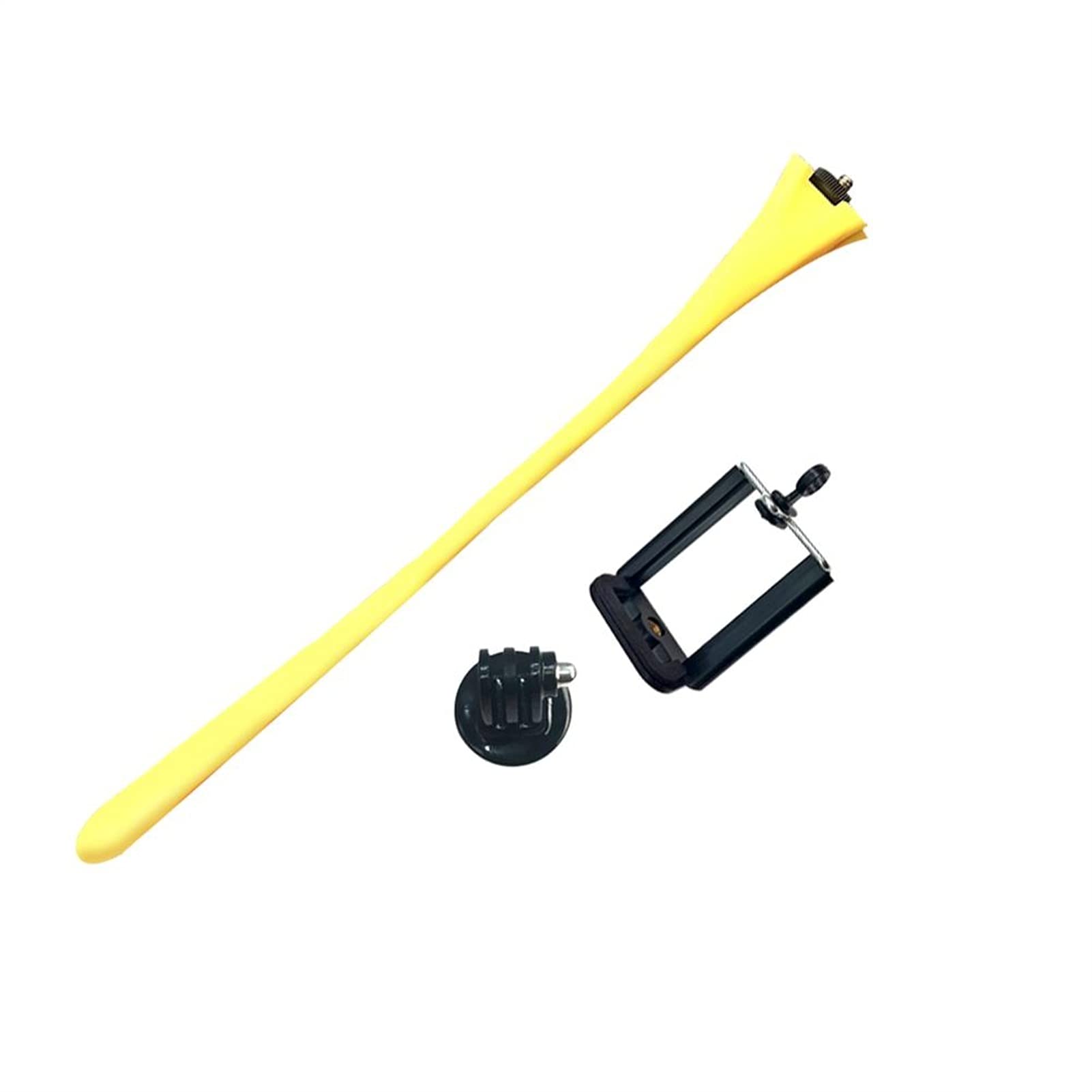 Monopode flexible SCRUBY amarillo de soporte para selfie y camara de fotos 8
