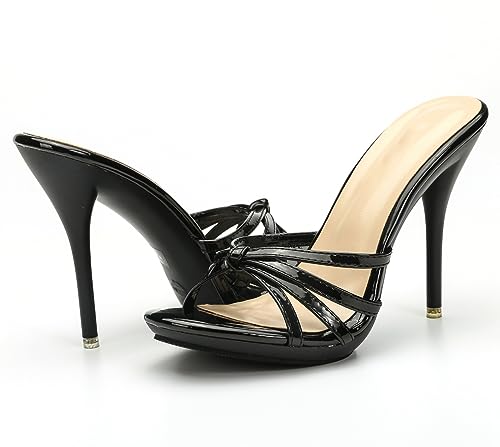 Hanfike High Heel Slide Sandals for Women Stiletto Dressy Sexy Mules3