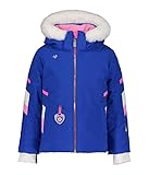 Obermeyer Kids Girl's Katelyn Jacket with Faux Fur (Toddler/Little Kids/Big Kids) Iris Blue 4T...
