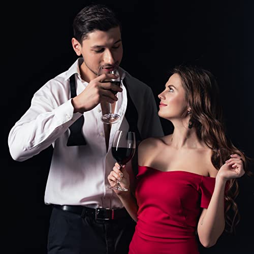 Eventpartener 2 Pack Wine Glasses, 10 Oz Crystal Red Wine Wine Glasses With 2 Wine Stoppers Long Stemmed Drinking Glasses For Champagne, Cocktail Glasses, Wine Accessories, Wine Gifts #TOP6