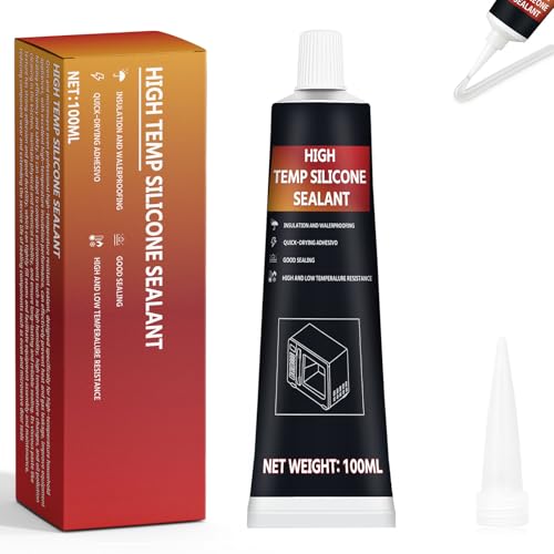 INNOVAYOU 100ml Clear Oven Heat Resistant Glue, 570°F Heat Resistant, High Temperature Adhesive for