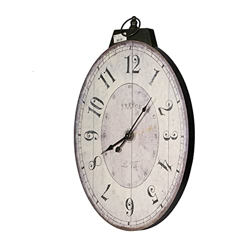 A & B Home 35002 A&B Home Antique Lu Ville Wall Clock Wall Accent thumb #2
