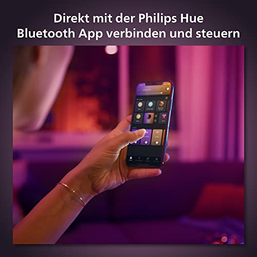 Philips Hue Perifo Kit Mural avec 3 x spot cylindrique - Blanc, compatible Bluetooth, fonctionne avec Alexa, Google Assistant et Apple Homekit
