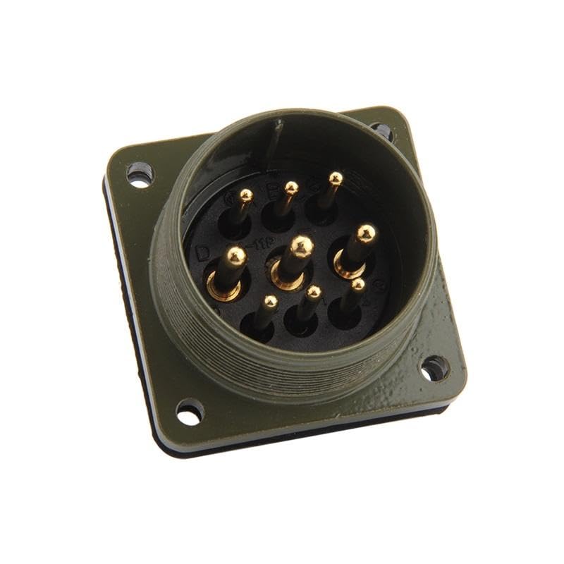 MS5015 MS3102 24-11PSocketPin U.S. Military Standard Aviation Plug Connector 9Pin 9P