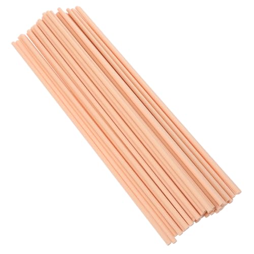 TOVINANNA 50pcs Fiber Diffuser Sticks Glue Diffuser Replacement for Essential Oils Quick Release for Home Office and Spa Decor Rattan Color