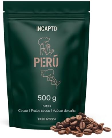 Incapto Café en Grano de Especialidad 500g | Origen Perú | 100% A...