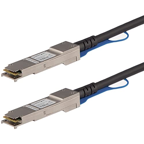 Image of StarTech MSA Uncoded 3m 40G to Attach Breakout Cable, Twinax (QSFP40GPC3M) | 40 GbE QSFP+ Copper DAC 40Gbps Low Power Passive Transceiver Module DAC, Compatible, Direct