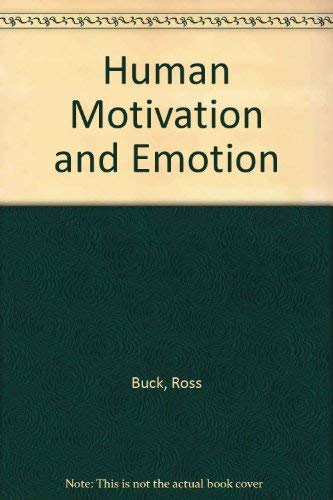 Human Motivation and Emotion 0471637718 Book Cover