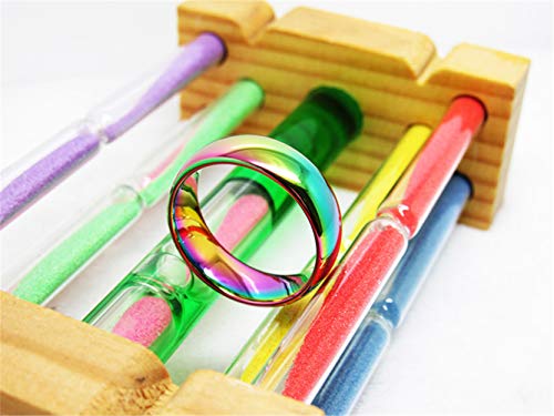 Fashion Month 5mm Tungsten Carbide Ring Rainbow Gay Lesbian Wedding Engagement Colorful LGBT Pride Band3