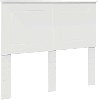 vidaXL Tête de lit avec tête de lit Blanc 120 cm Bois d