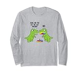 dinosauro hai mangiato l'ultimo dinosauro unicorno maglia a manica
