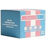 TransGenX 4 Inch Wide Tape. Extra Wide for Trans FTM Chest Binder for Transgender