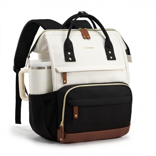 LOVEVOOK Laptop Backpack for Women, 15.6 Inch Work Business Backpacks Purse With Large Capacity,...