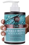 Mirth Beauty Hyaluronic Acid Cream for Face and Body. With Coconut Oil, Vitamin E, Aloe Vera, Shea Butter. Large 15oz jar with pump