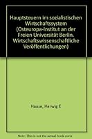 Hauptsteuern Im Sozialistischen Wirtschaftssystem 3428045637 Book Cover
