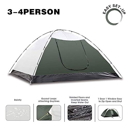 Carpa GeRRiT para camping 4 personas 4 estaciones miniatura 5