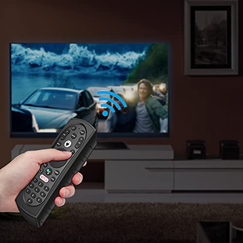 Fintie Protective Case For Tivo Stream 4K Remote – Casebot (Honey Comb Series) Lightweight (Anti-Slip) Shockproof Silicone Cover For Tivo Stream 4K Remote Controller, Black #TOP6