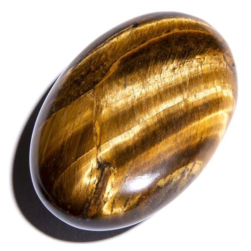 Natural Tiger Eye Palm Stone