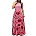 Produktbild iCerber® Neu Eleganter Kleid Abendkleider Damen Kurze Ärmel Kleid Brautjungfer Partykleid Festliches Kleid Sommer Komfortables Kleid Schicke Erfahrung