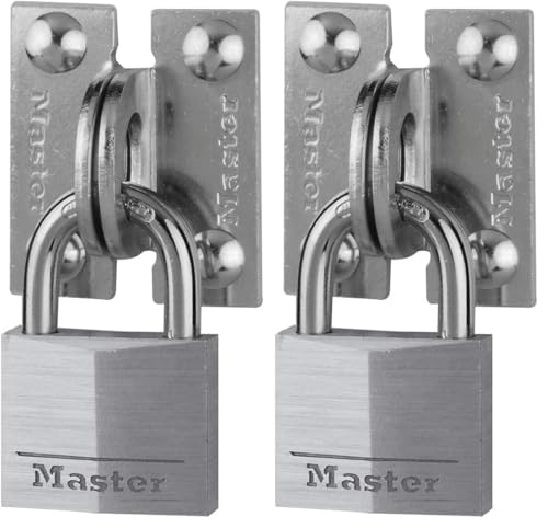 Cadenas à clé Master Lock et œillets droits 914060REURD - 2