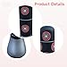 yeeplant for Little Minds, Inflatable Punching Bag, 5 Target Markers, PVC Knockdown Training Toy, Martial Arts, Taekwondo, Karate, MMA Practice Ideal