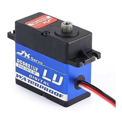 JX Servo DC5821LV Full Waterproof IP67 22kg 0.16sec Metal Gear For 1/8 1/10 Scaler Buggy Crawler TRAXXAS RC4WD TRX- SCX104 D90 RC Car Cover