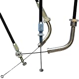 Gaszug Satz mit Öffner A und Schließer B