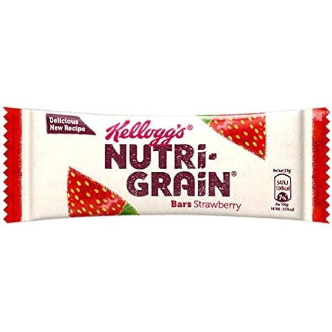 Kellogg's Strawberry Nutrigrain Snack Bars, Pack of 25 Cover