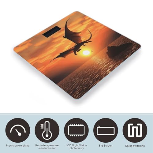 Balanzas de Baño Digital Sea Sunset Flying Dragon Precisa y Estable miniatura 3