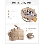 LOVEVOOK Large Travel Duffle Bag,Weekender Bags For Women with Shoe Compartment,Puffer Carry On Bags For Airplanes,Hospital Bag for Labor and Delivery,Overnight Bag With Toiletry Bag,Gym Tote Bag - Image 4