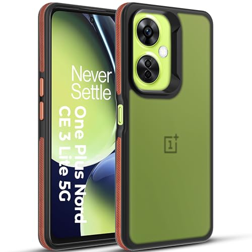 Image of A rtistque Frosted Ultra Matte Back Cover Case for OnePlus Nord CE 3 Lite 5G | Smooth Sides with Grip | Stylish Protective Design | Raised Camera Edges | OnePlus Nord CE 3 Lite 5G Back Cover - Brown