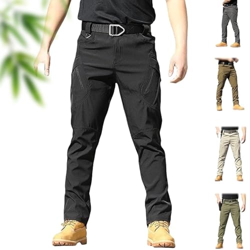 Lespartan Tactical Pants Le Spartan Motorcycle Pants Men's Lightweight Quick-Drying Water Multi-Pocket Cargo Pants