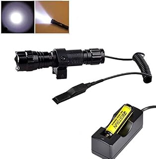 BESTSUN Tactical Flashlight Waterproof Cree Xm-L2 LED 1200 High Lumens 1 Mode 3-18V
