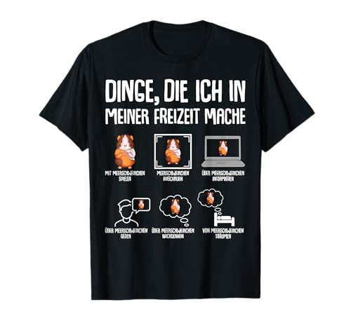 Meerschweinchen Meerschwein Frauen Mädchen Kinder T-Shirt Meerschweinchen Meerschwein Frauen Mädchen Kinder T-Shirt