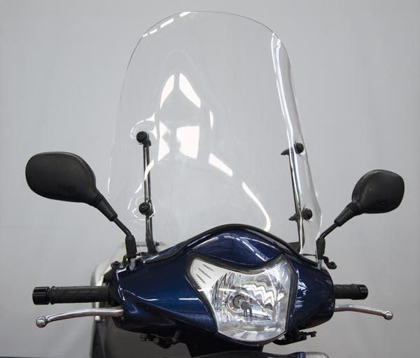 3 MM ISOTTA PARABREZZA CON ATTACCHI tipo originale maxi per HONDA SH 300 2006-2010