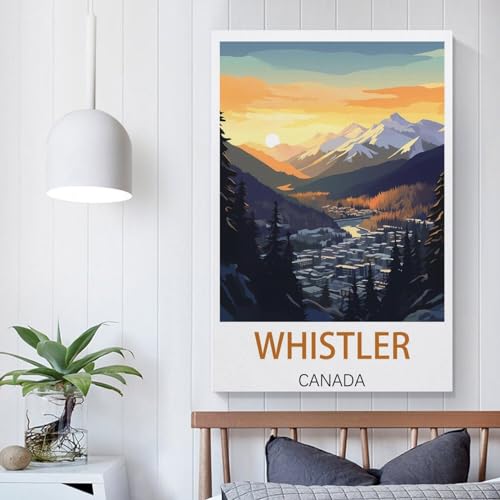 Poster Whistler Canada sur toile pour créer un cocon chaleureux de 50x75 cm - 5